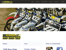 Tablet Screenshot of hutchmotorsports.com